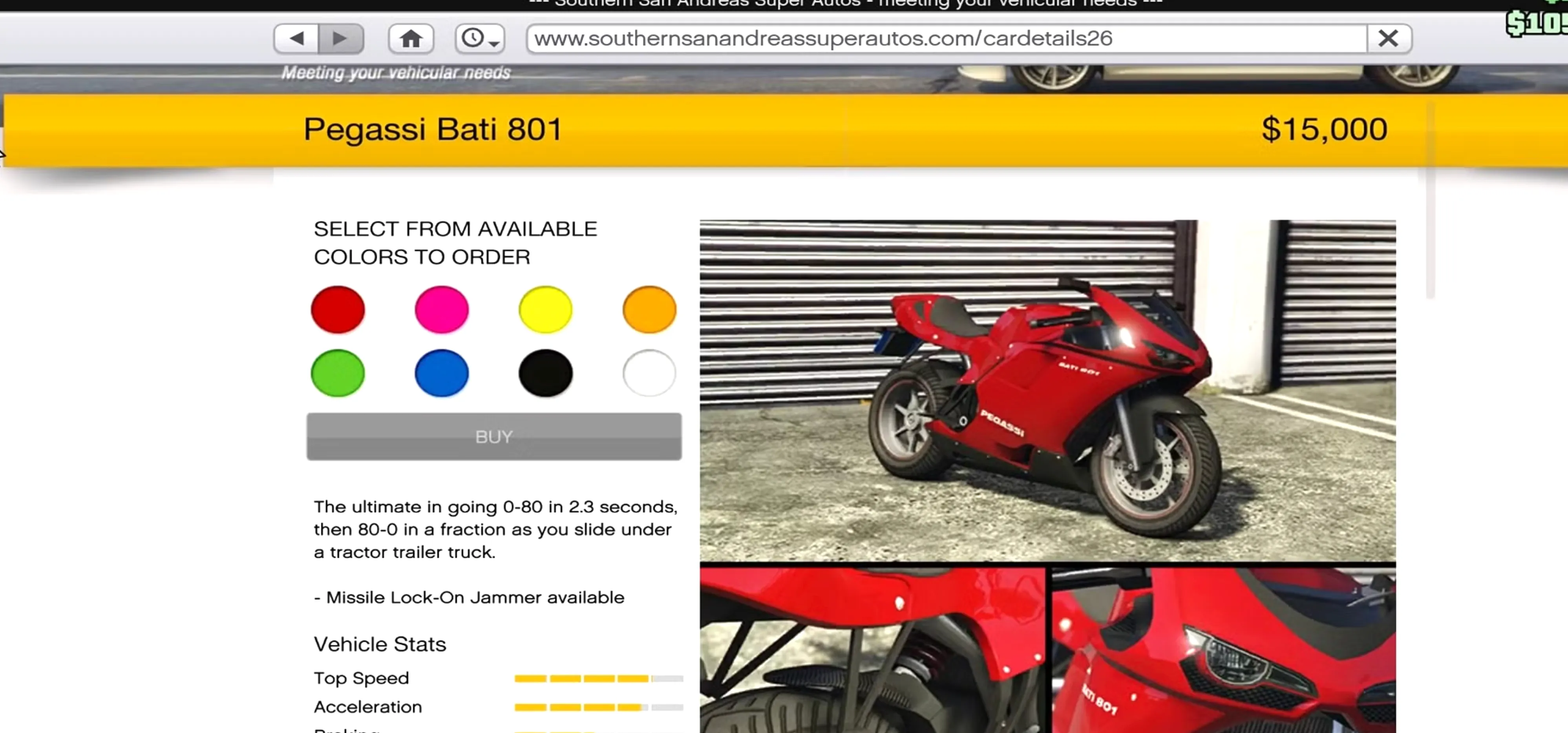 Pegassi Bati 801 gta